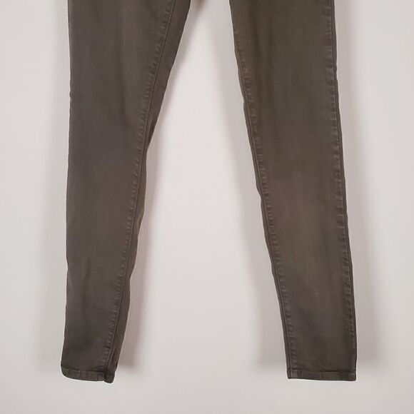 Flying Monkey Olive Green Skinny Jeans Size 5 - Picture 3 of 7
